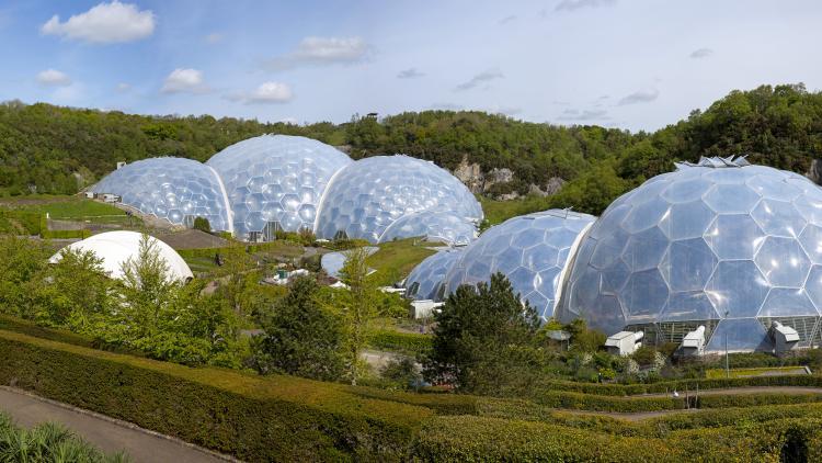 Eden Project Biomes and Outdoor Gardens
