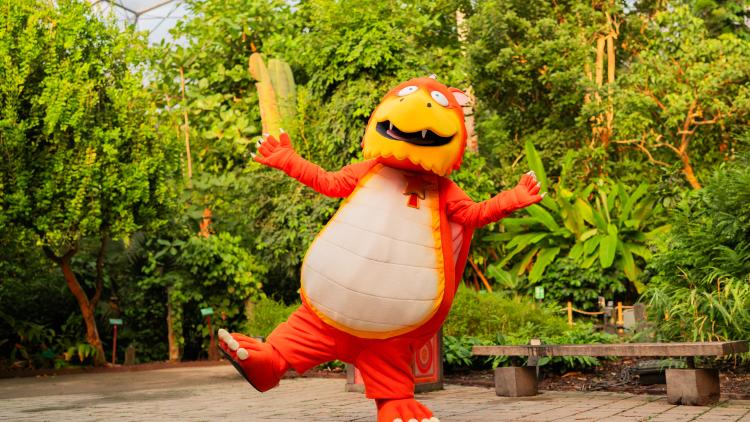 Zog character at Eden Project