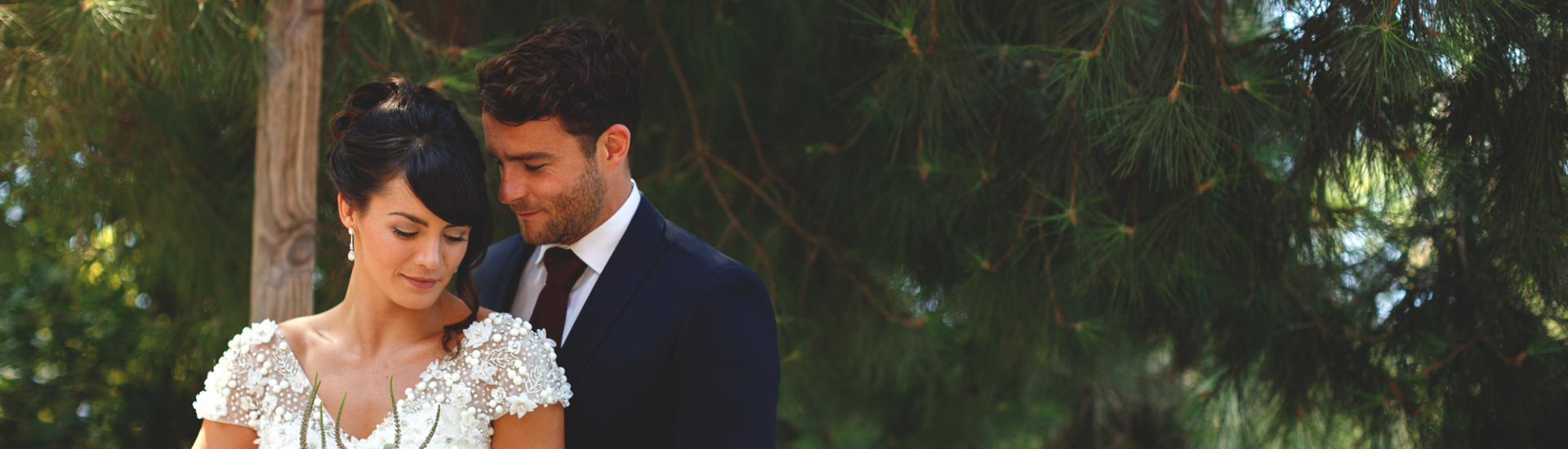 Wedding couple in the Med