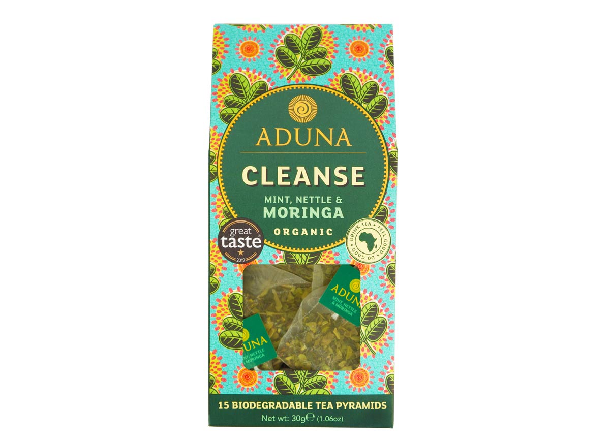 Aduna cleanse mint, nettle & moringa 15 tea pyramids