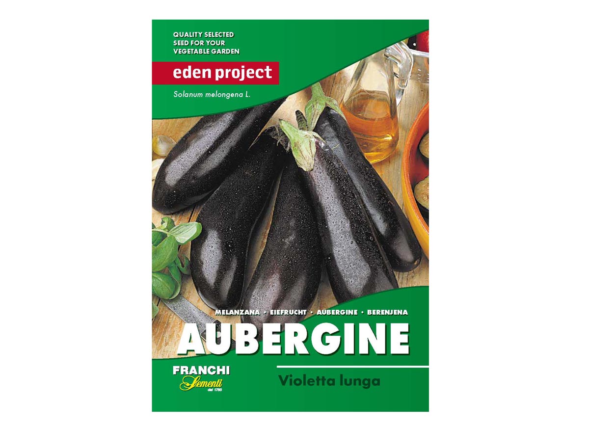 Eden Project aubergine violetta lunga seeds