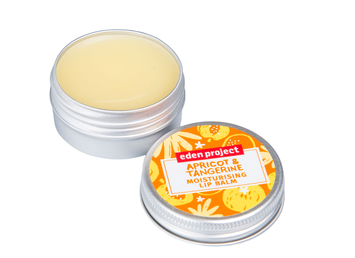 Apricot & tangerine lip balm Eden Project Shop
