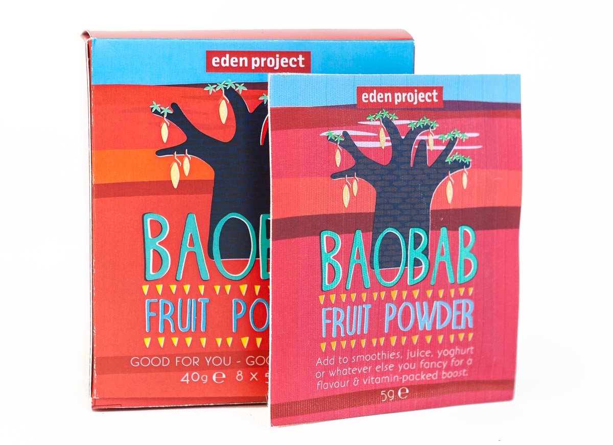 Eden Project baobab fruit powder 5g (Box of 8)