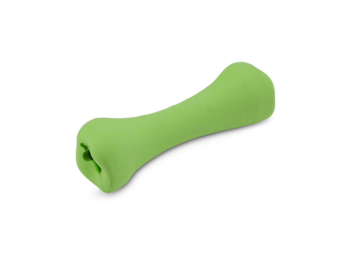 Beco natural rubber bone - green | Eden Project Shop