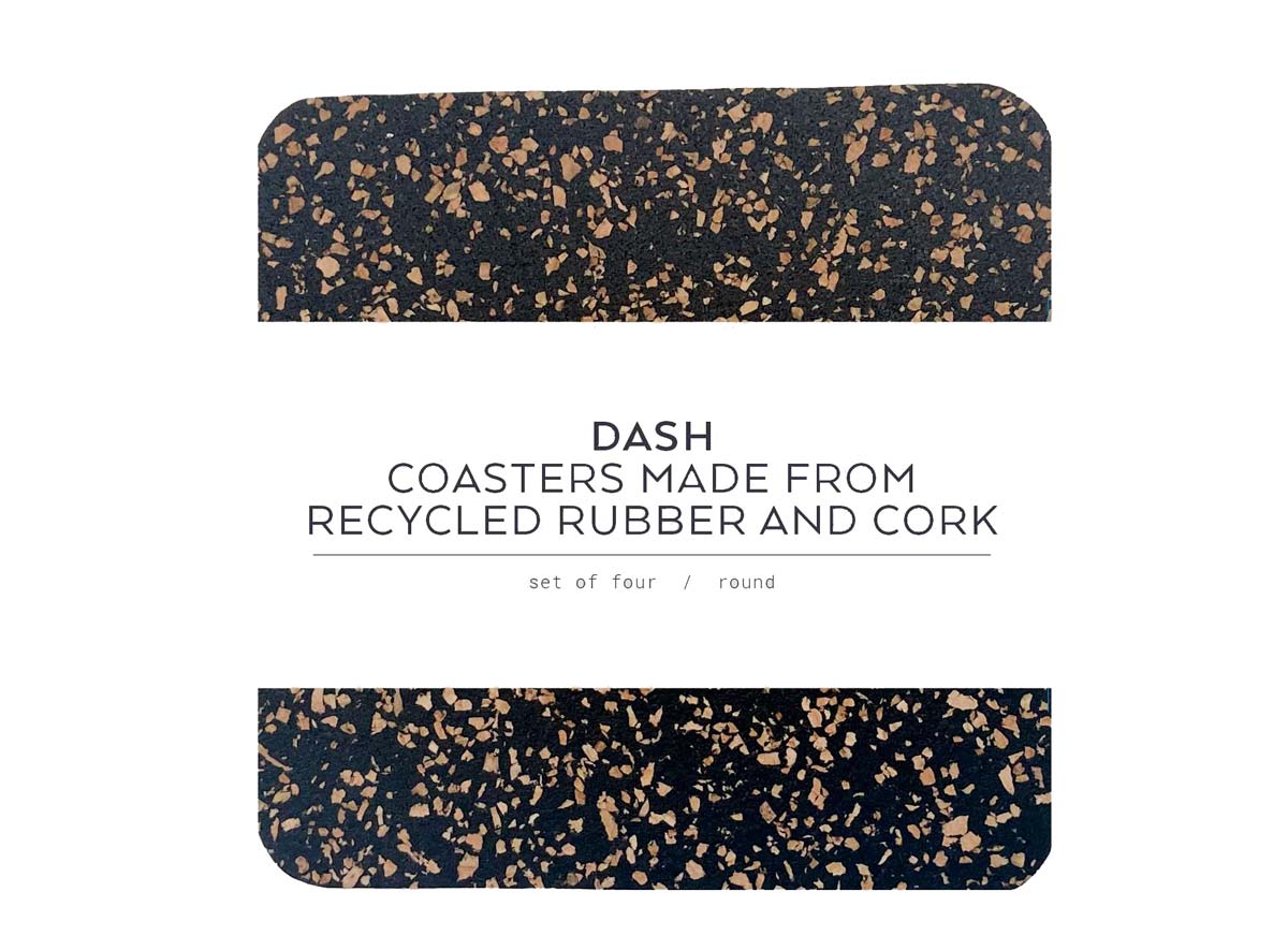 Dash square coasters set of 4