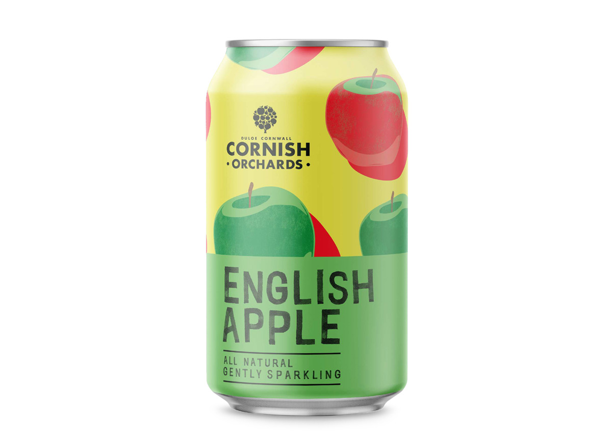 Cornish Orchards sparkling English apple juice 330ml Eden Project Shop
