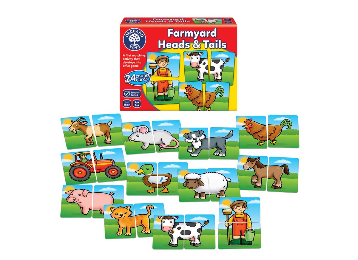 Farmyard Heads And Tails Game 