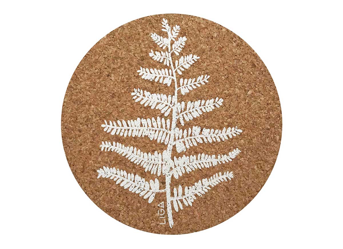 Fern Cork Placemats Coasters Eden Project Shop