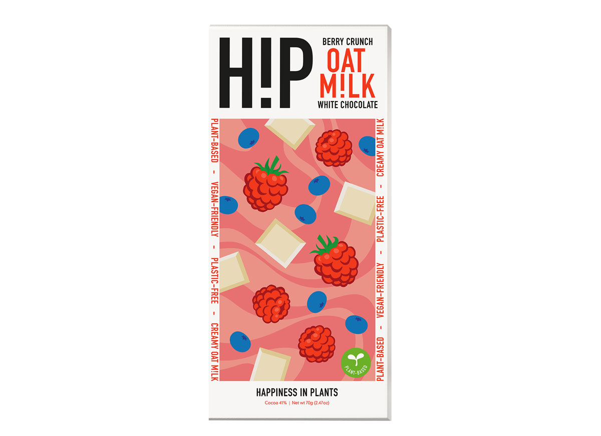 Hip berry crunch oat milk white chocolate 70g