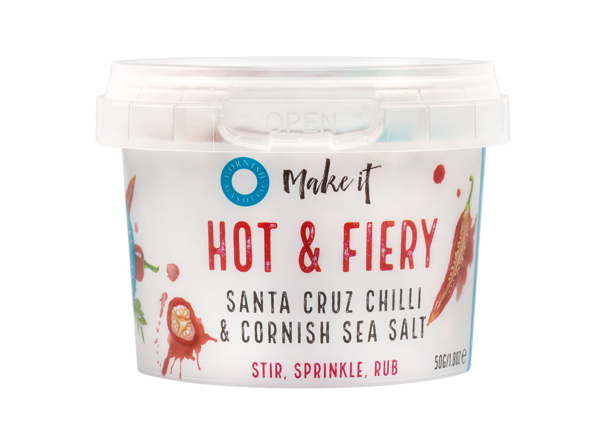 Cornish Sea Salt Co. hot & fiery pinch salt 50g