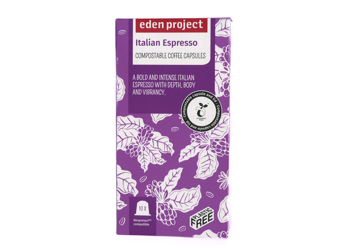 Eden Project Italian espresso 10 coffee capsules