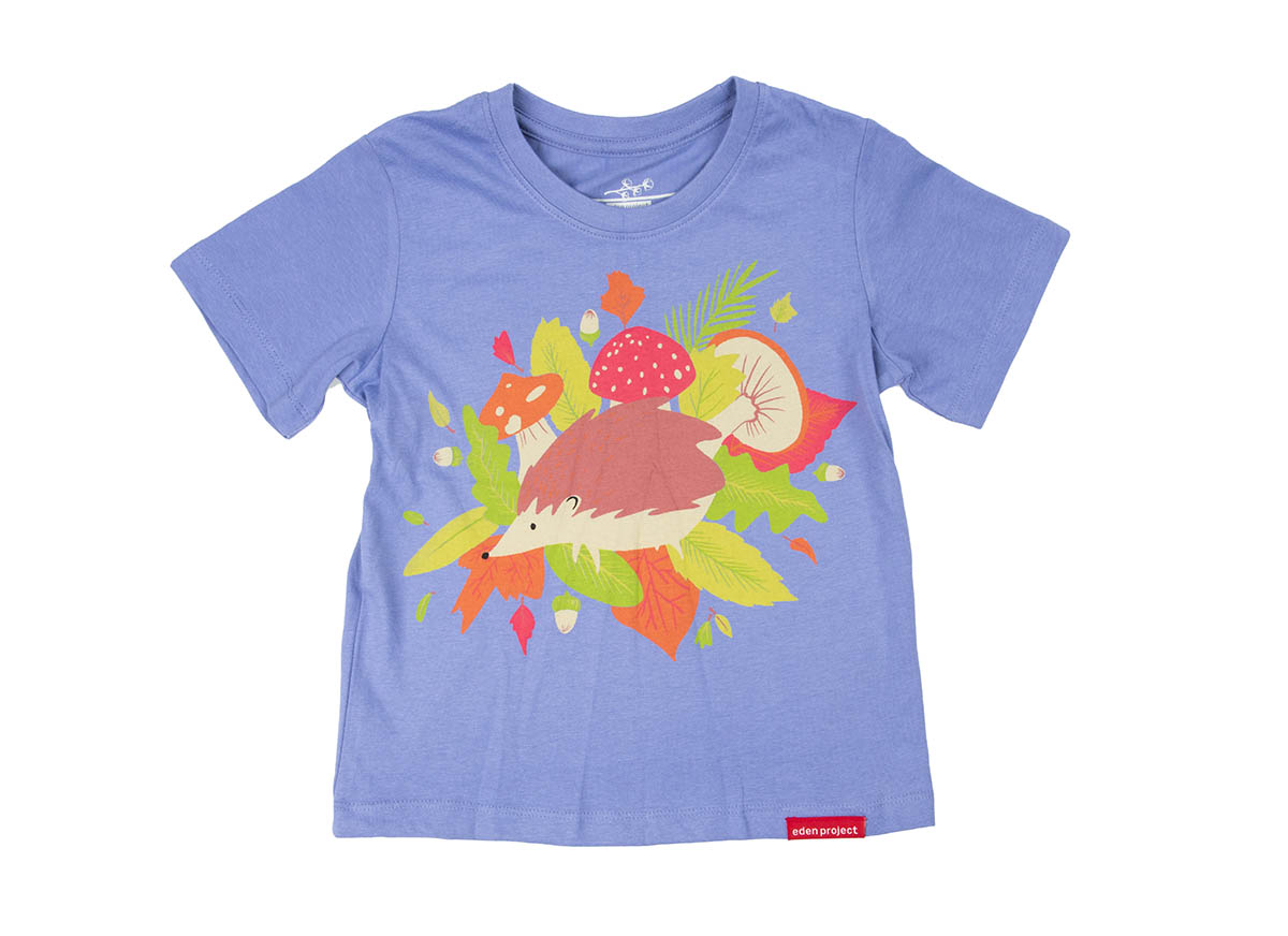 Kid's hedgehog t-shirt (Mauve, 9-10Y)