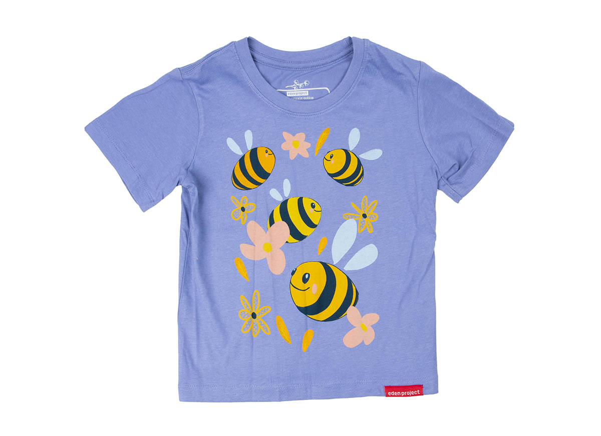 Kids honey bee t-shirt (Mauve, 7-8Y)
