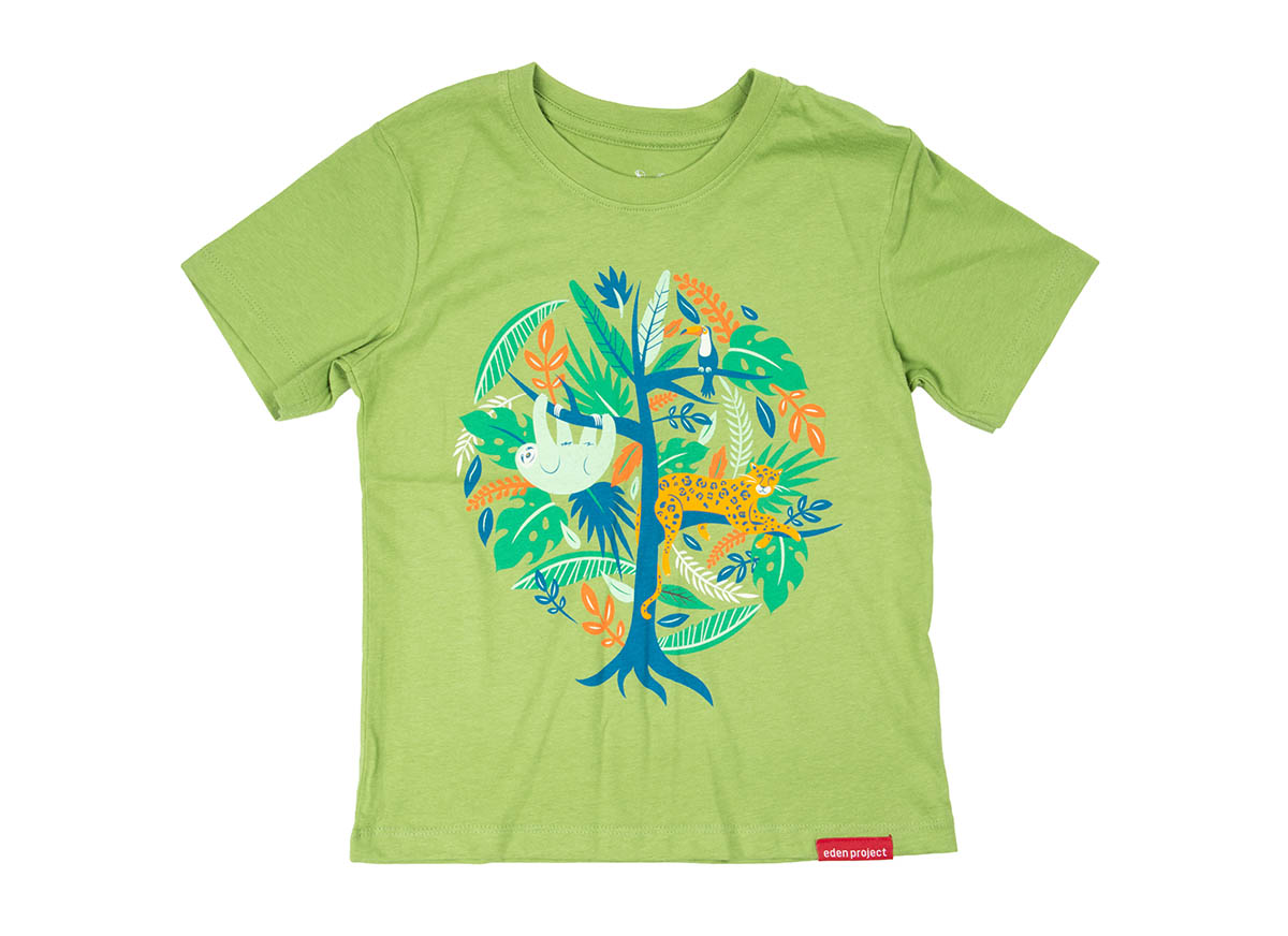 Kid's tree of life t-shirt (Piquant green, 7-8Y)