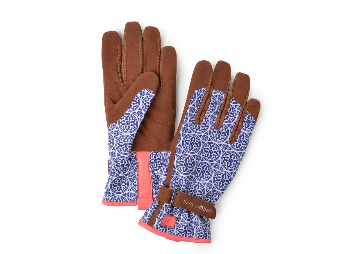 Green Dotted Gloves Home & Living Outdoor & Gardening Garden Gloves & Aprons Gardening Gloves Ladies Floral Womens Gloves Gardener Gift 