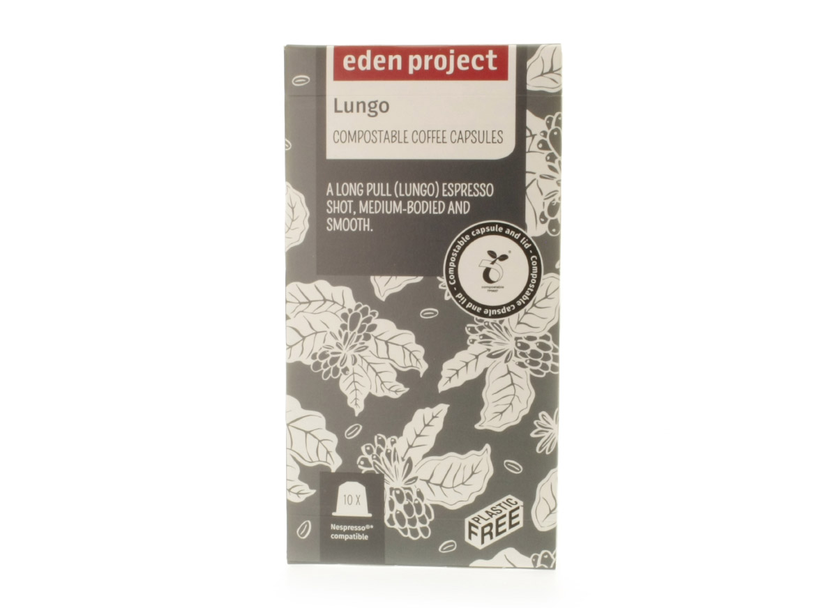 Eden Project lungo 10 coffee capsules