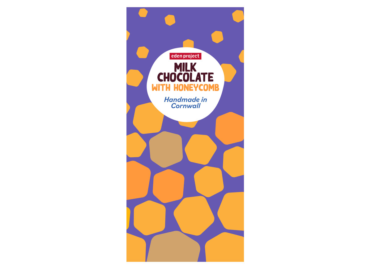Eden Project milk chocolate with honeycomb 95g