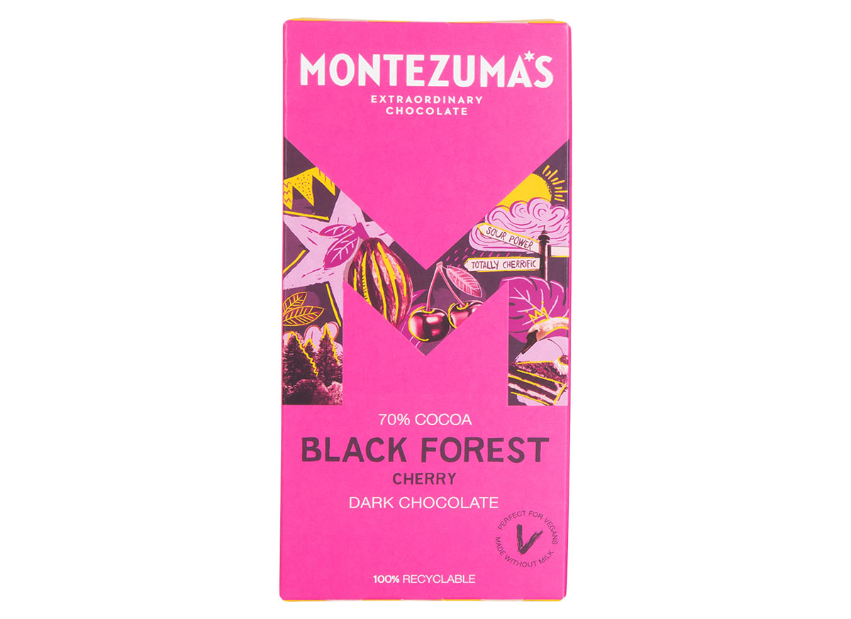 Montezuma's black forest dark chocolate 90g