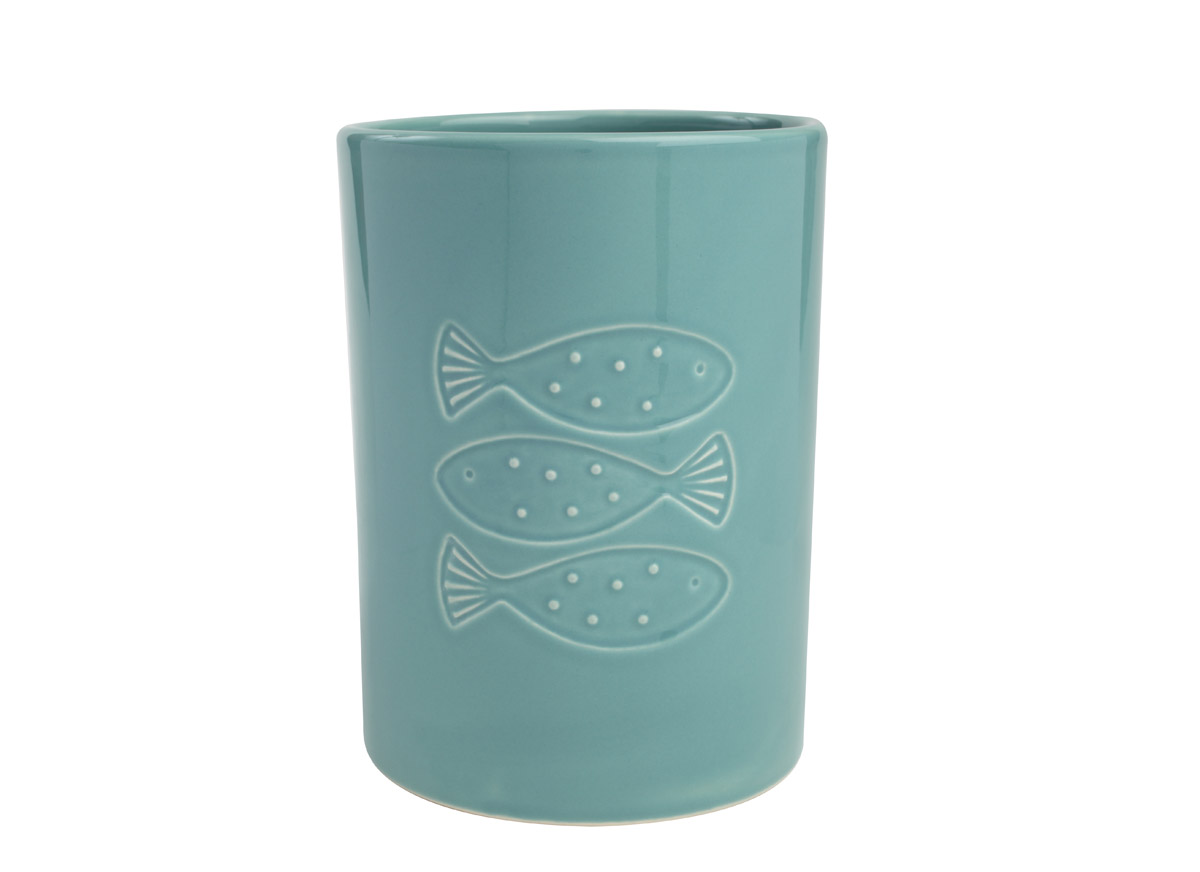 Ocean Collection Ceramic Utensil Holder Eden Project Shop