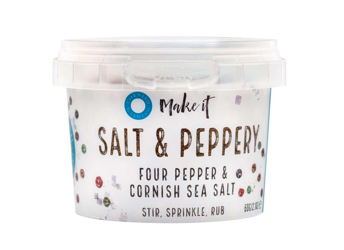 Cornish Sea Salt Co. salt & peppery pinch salt 60g Eden Project Shop