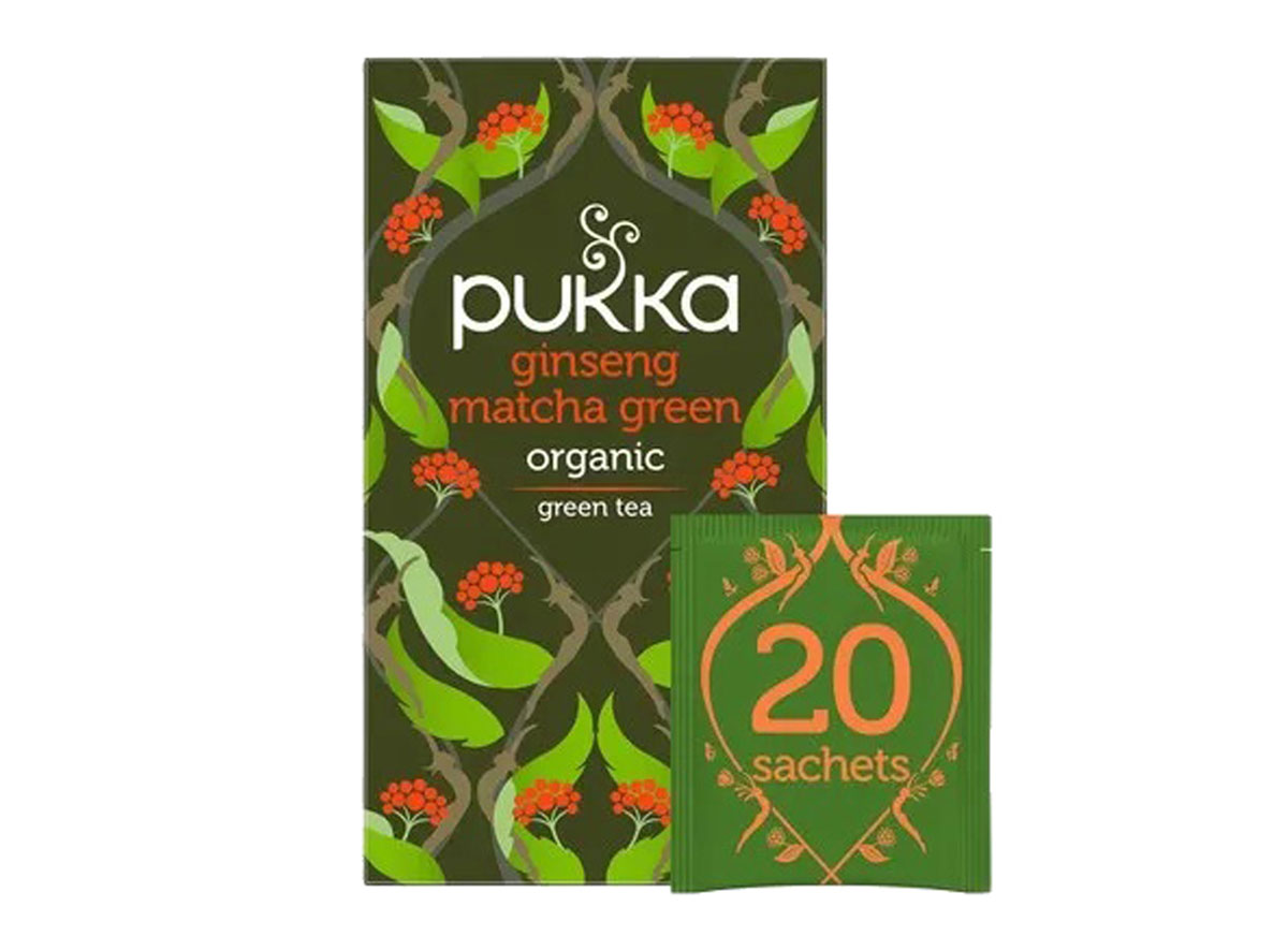 Pukka ginseng matcha green 20 tea bags