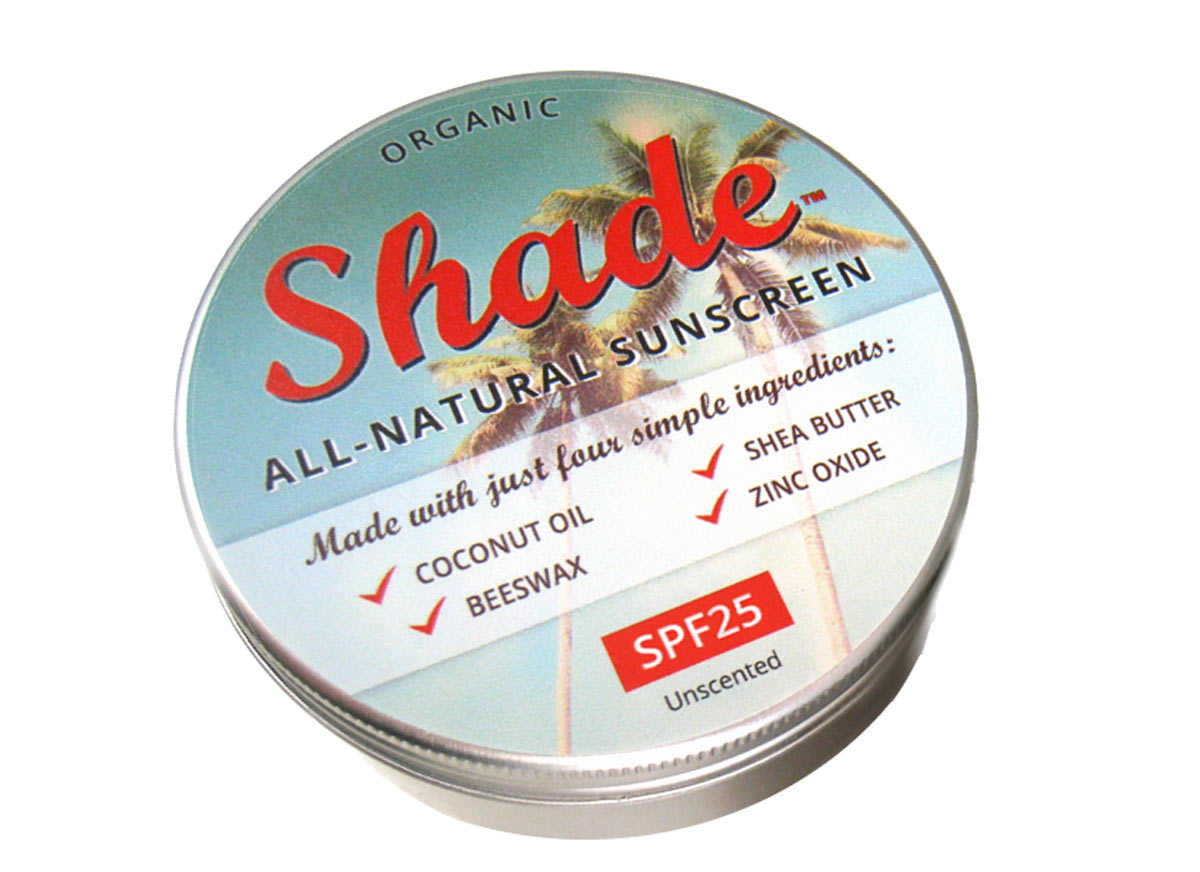 Shade natural sunscreen