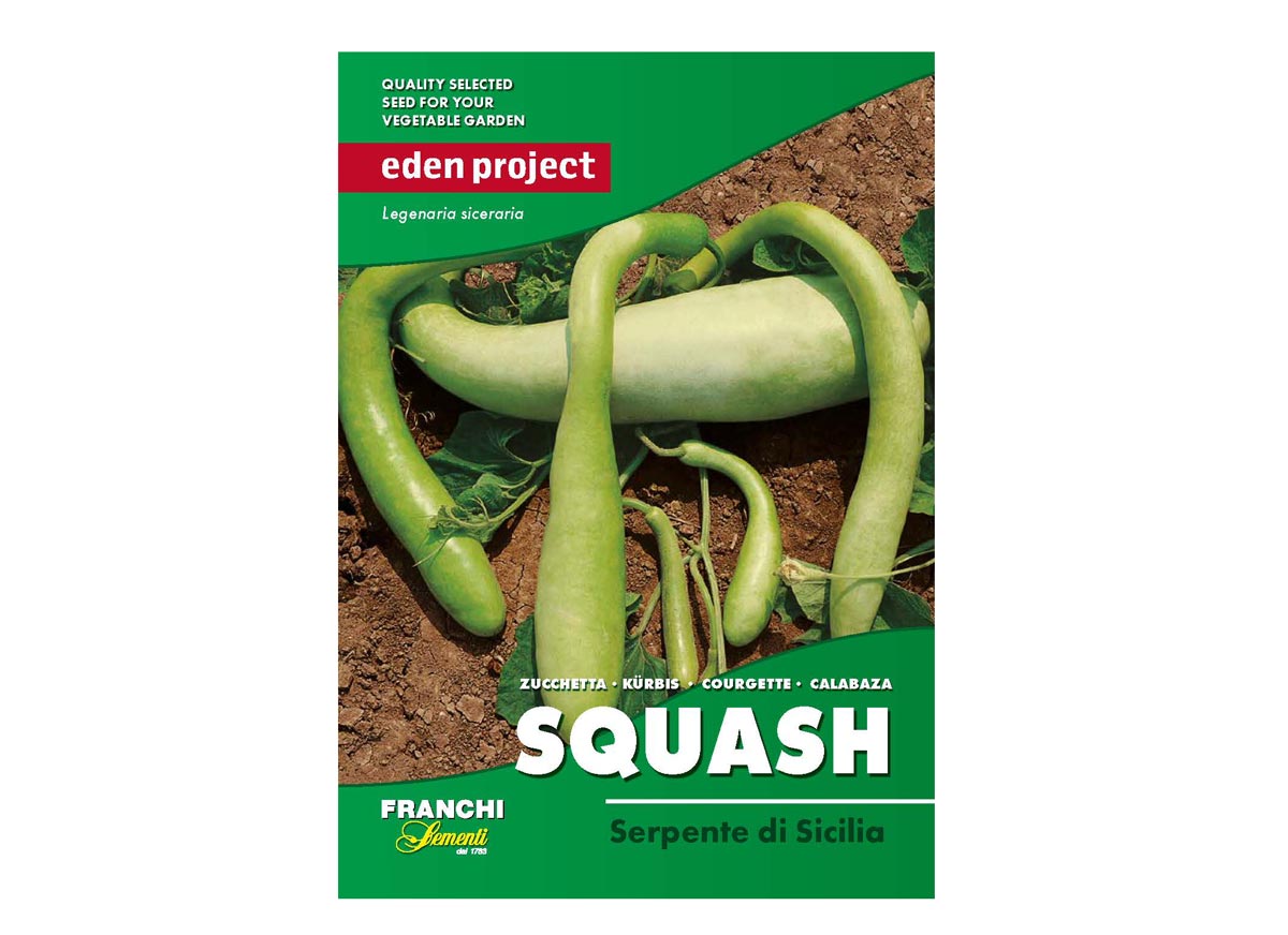 Eden Project squash serpente di sicilia seeds