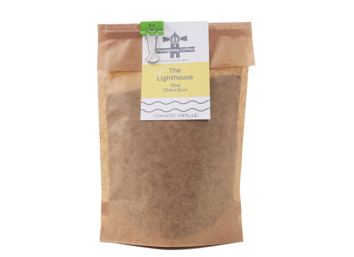 Mevagissey Coffee lighthouse blend coffee 115g (Coarse ground)