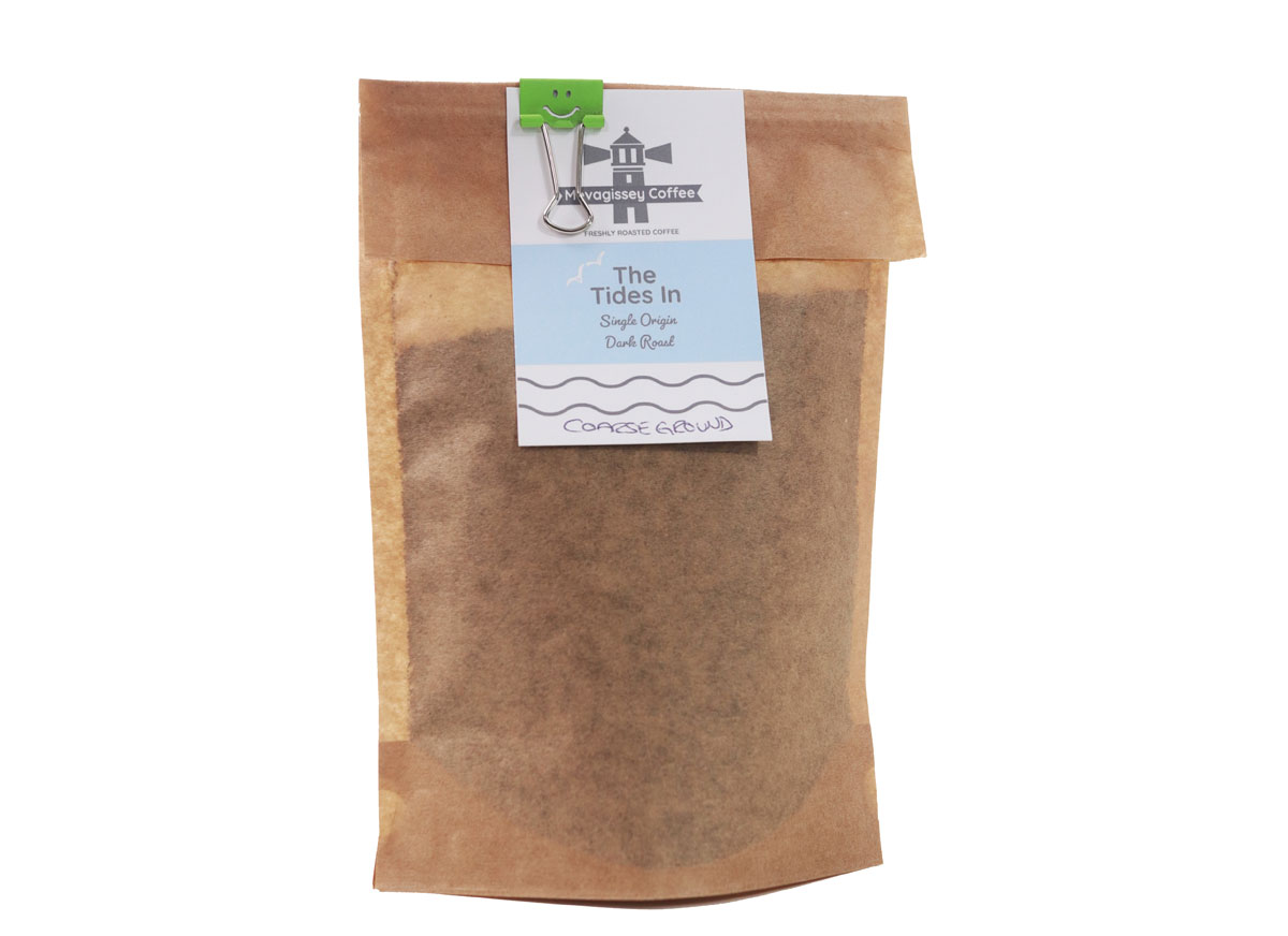 Mevagissey Coffee tides in blend coffee 115g (Coarse ground)