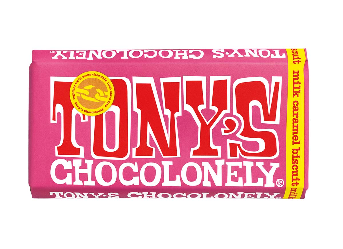 Tony's Chocolonely milk caramel biscuit 180g
