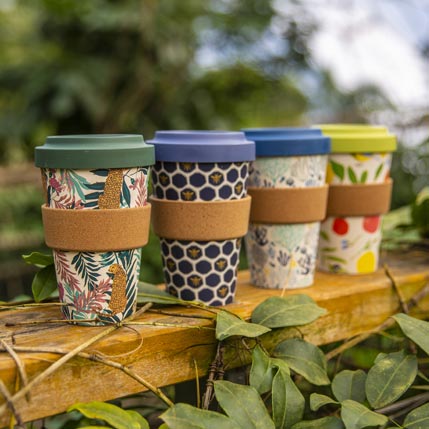 Bamboo coffee cups