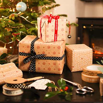 Christmas cards and wrapping