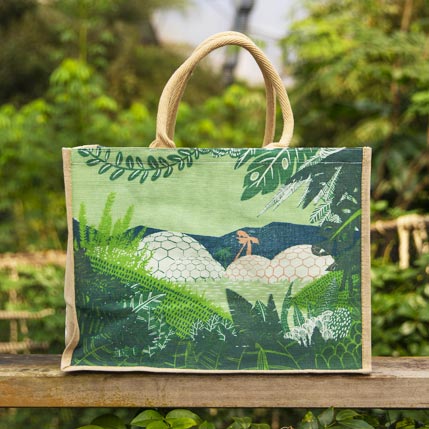 Eden Project design jute bag