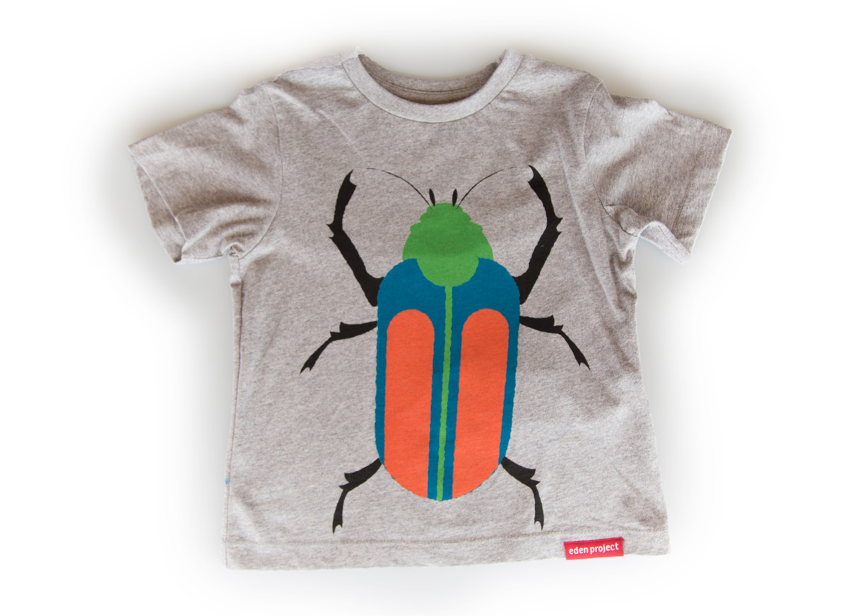 Kids bug t-shirt (Grey marl, 11-12 Years)