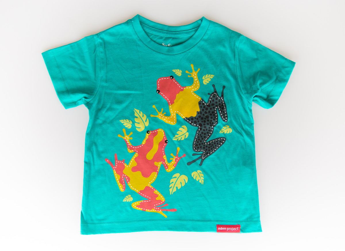 Kids tree frog t-shirt | Eden Project Shop