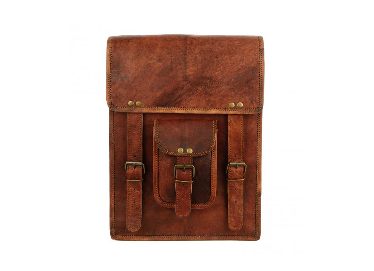 leather satchel rucksack