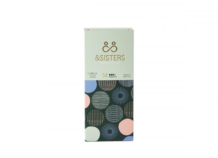 Plastic free tampons eco applicator medium