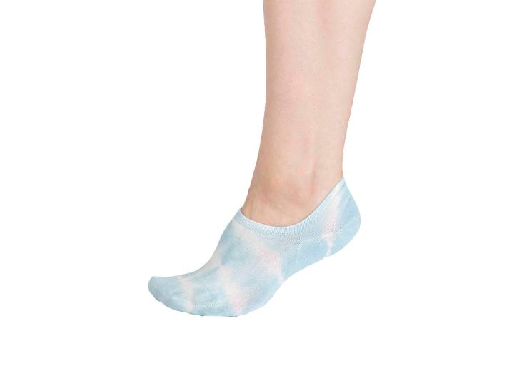 Anca bamboo tie dye no-show socks