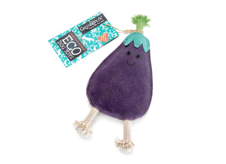 Austin the aubergine eco toy