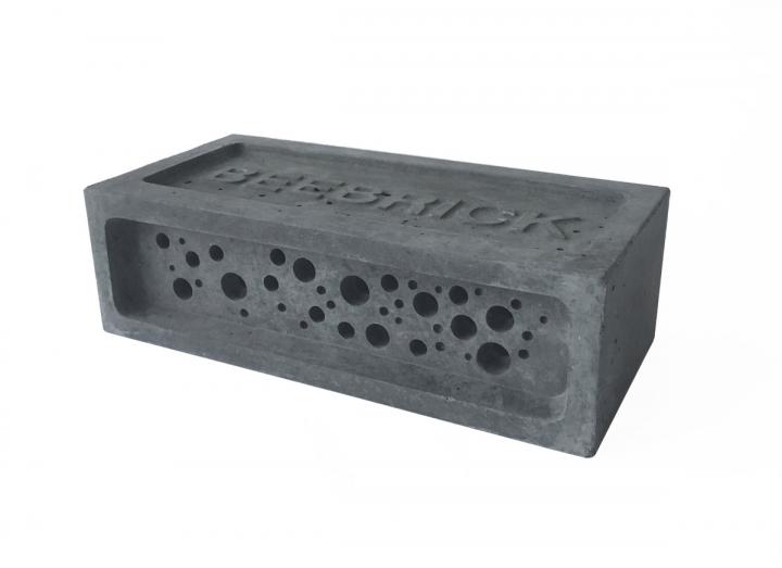 Bee brick in charcoal colour