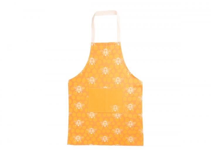 Eden Project bee print organic cotton apron