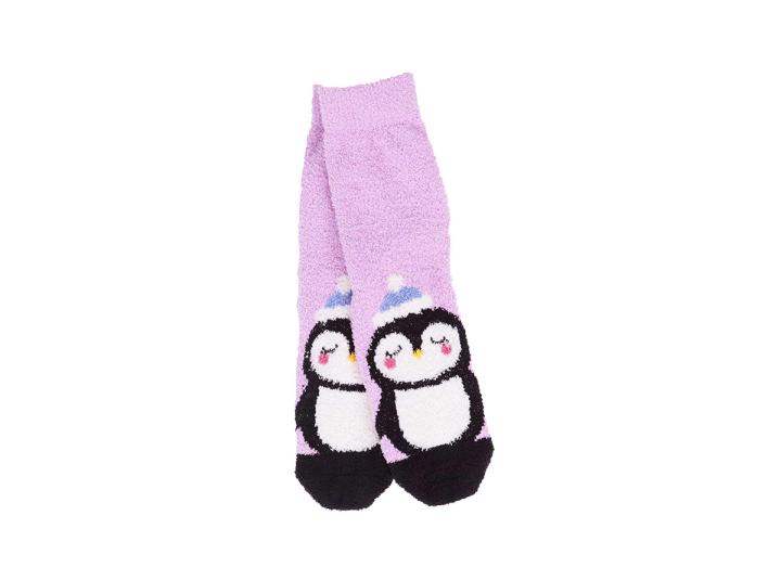 Billie recycled polyester kids animal fluffy socks