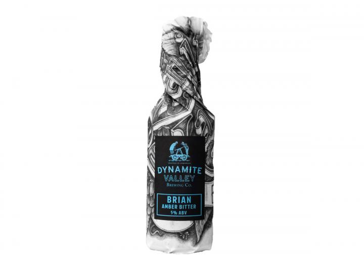 Dynamite Valley Brewery Brian amber bitter 500ml bottle
