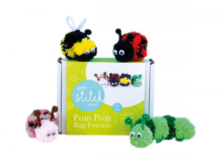 Pom pom bug friends craft kit