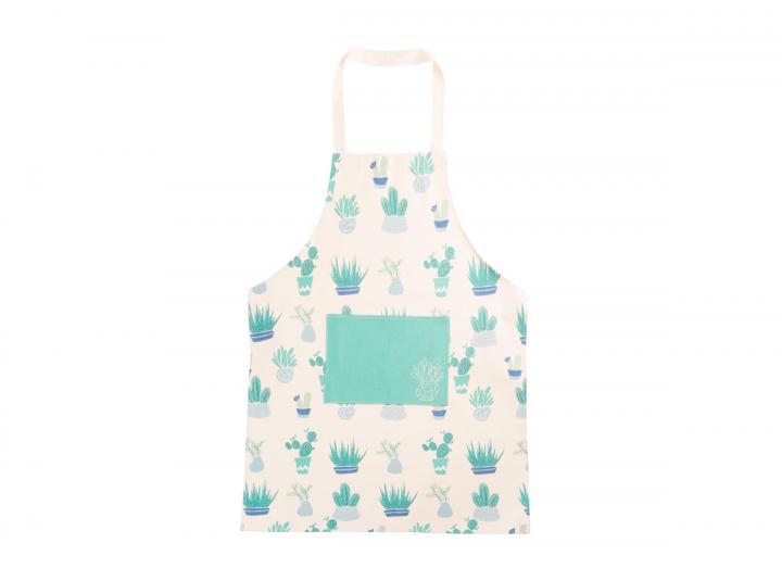 Eden Project cactus print organic cotton apron