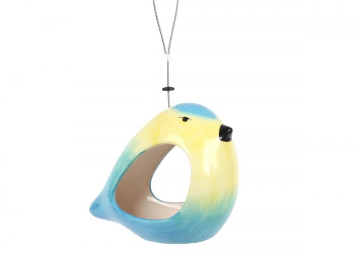 Ceramic blue tit bird feeder from Wildlife World