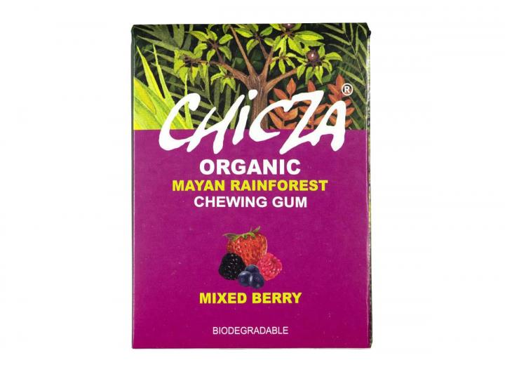Chicza mixed berry organic chewing gum 30g