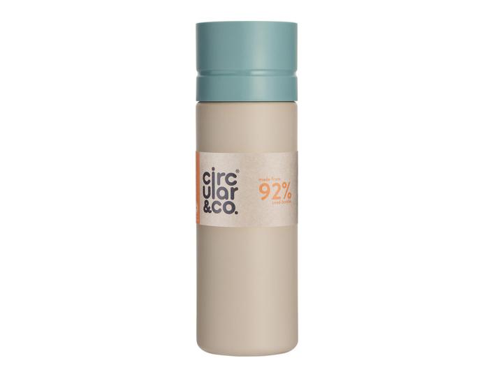 Circular & Co. water bottle in chalk & blue