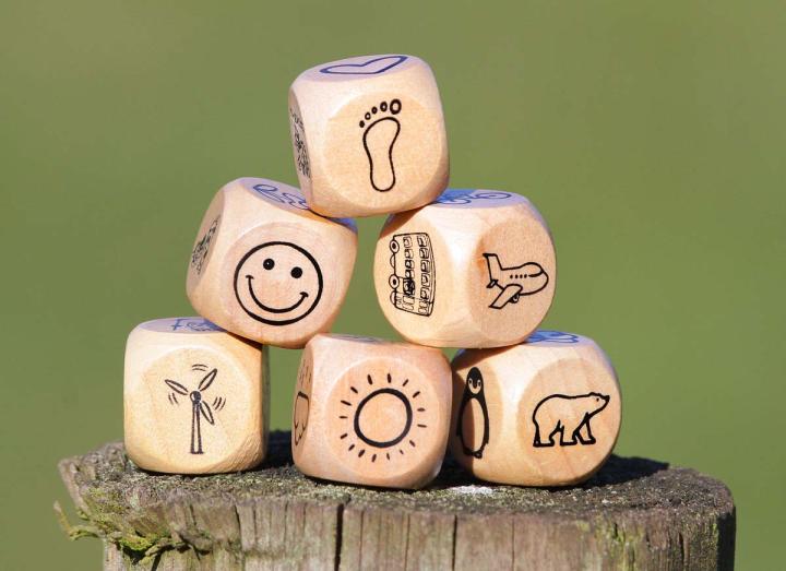 Climate change storytelling dice