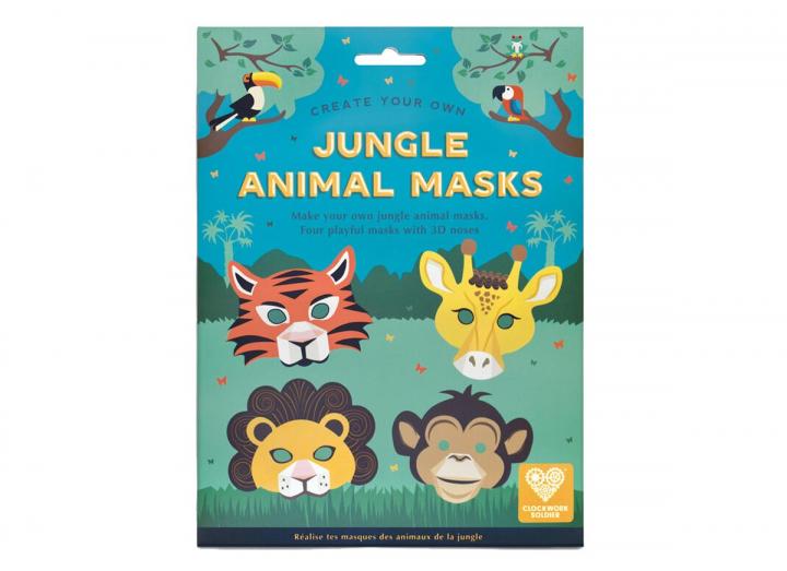 Create your own jungle animal masks